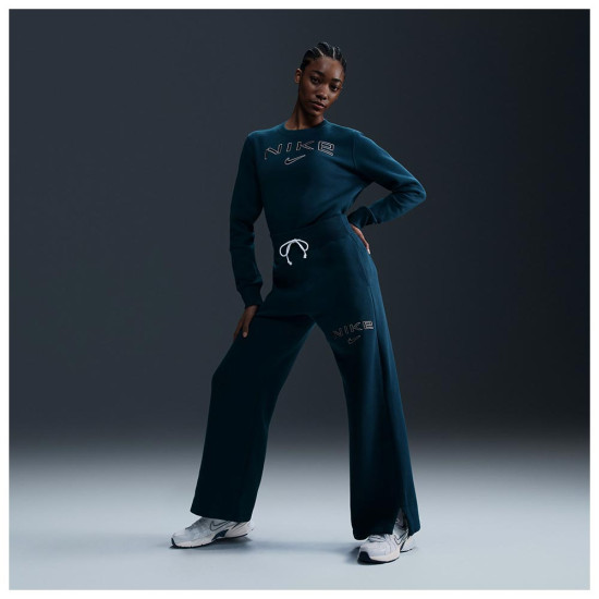 Nike Γυναικείο παντελόνι φόρμας Sportswear Phoenix Fleece High-Waisted Logo Pants